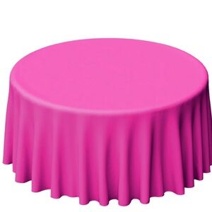 Vibrant Pink & yellow Party Tablecloth Decorations